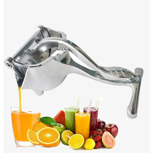 Fruit Press Manual Juicer Machine Stainless Steel Hand Press Semi Automatic Citrus Orange Lemon Pomegranate Squeezer Fruit Presser Manuel Squizer Heavy Duty Fruit Squeeze Squezer Compressor Electric Pressor Pressure in Plastic